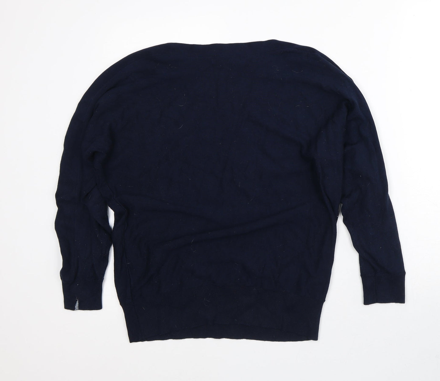 Debenhams Womens Blue Polyester Pullover Sweatshirt Size 12