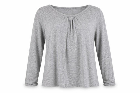 Marks and Spencer Womens Grey Viscose Pullover Sweatshirt Size 14