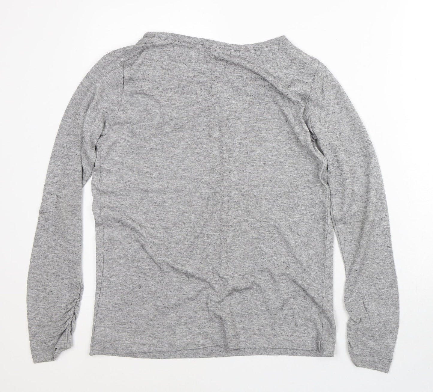 Marks and Spencer Womens Grey Viscose Pullover Sweatshirt Size 14