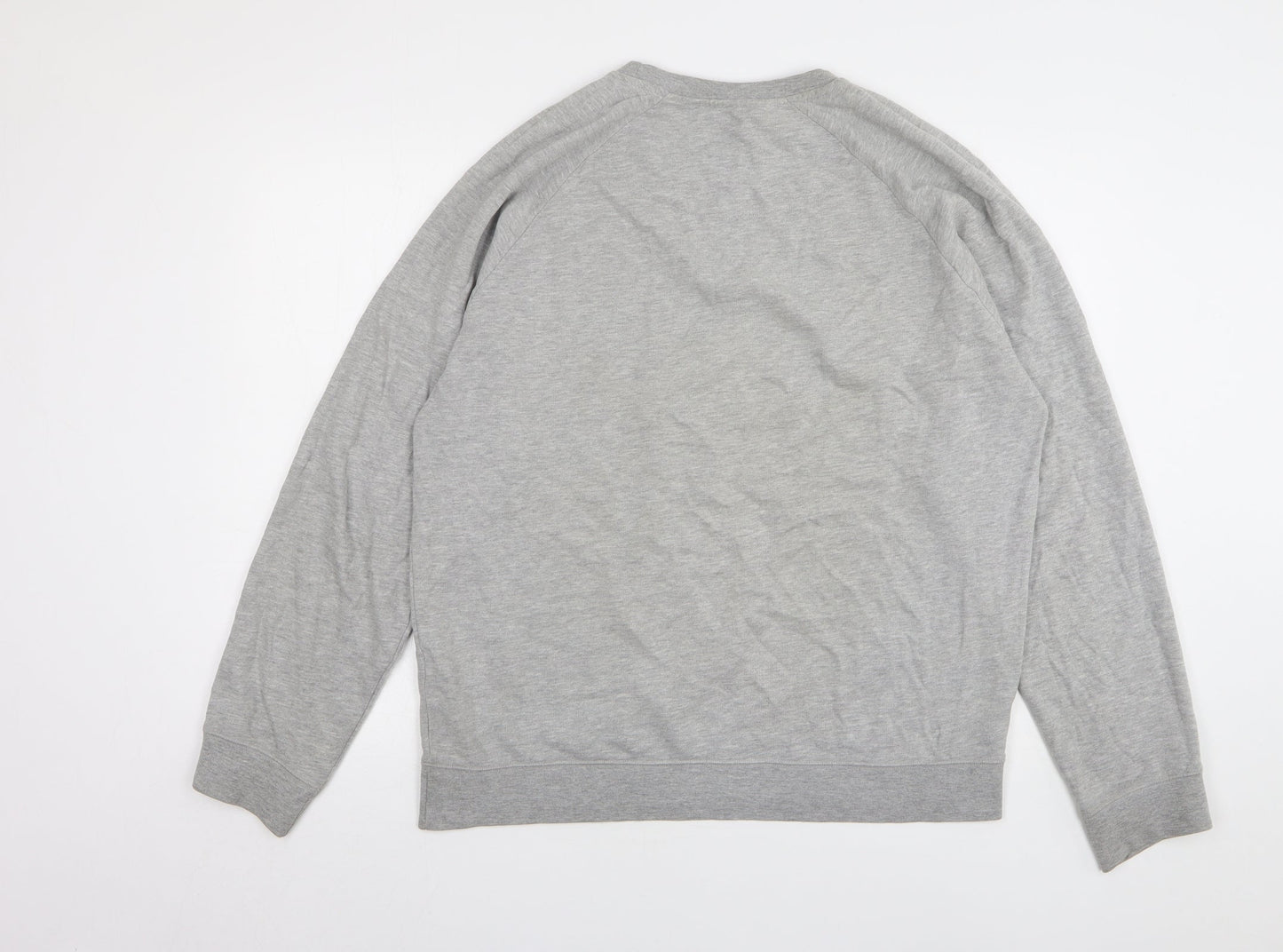 Topman Womens Grey Cotton Pullover Sweatshirt Size XL