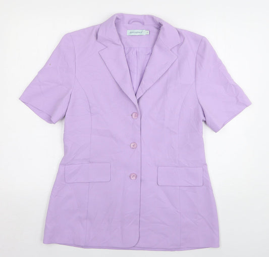 Atmosphere Womens Pink Polyester Jacket Suit Jacket Size 14
