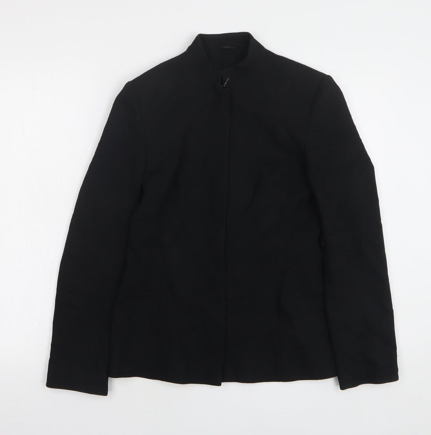 Preworn Womens Black Jacket Size 8