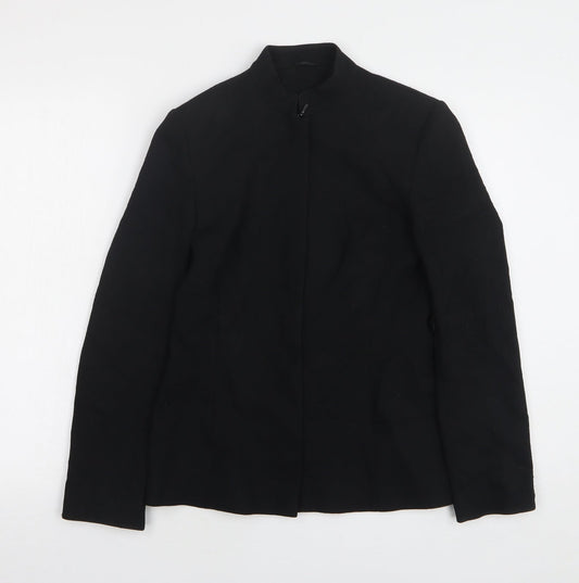 Preworn Womens Black Jacket Size 8