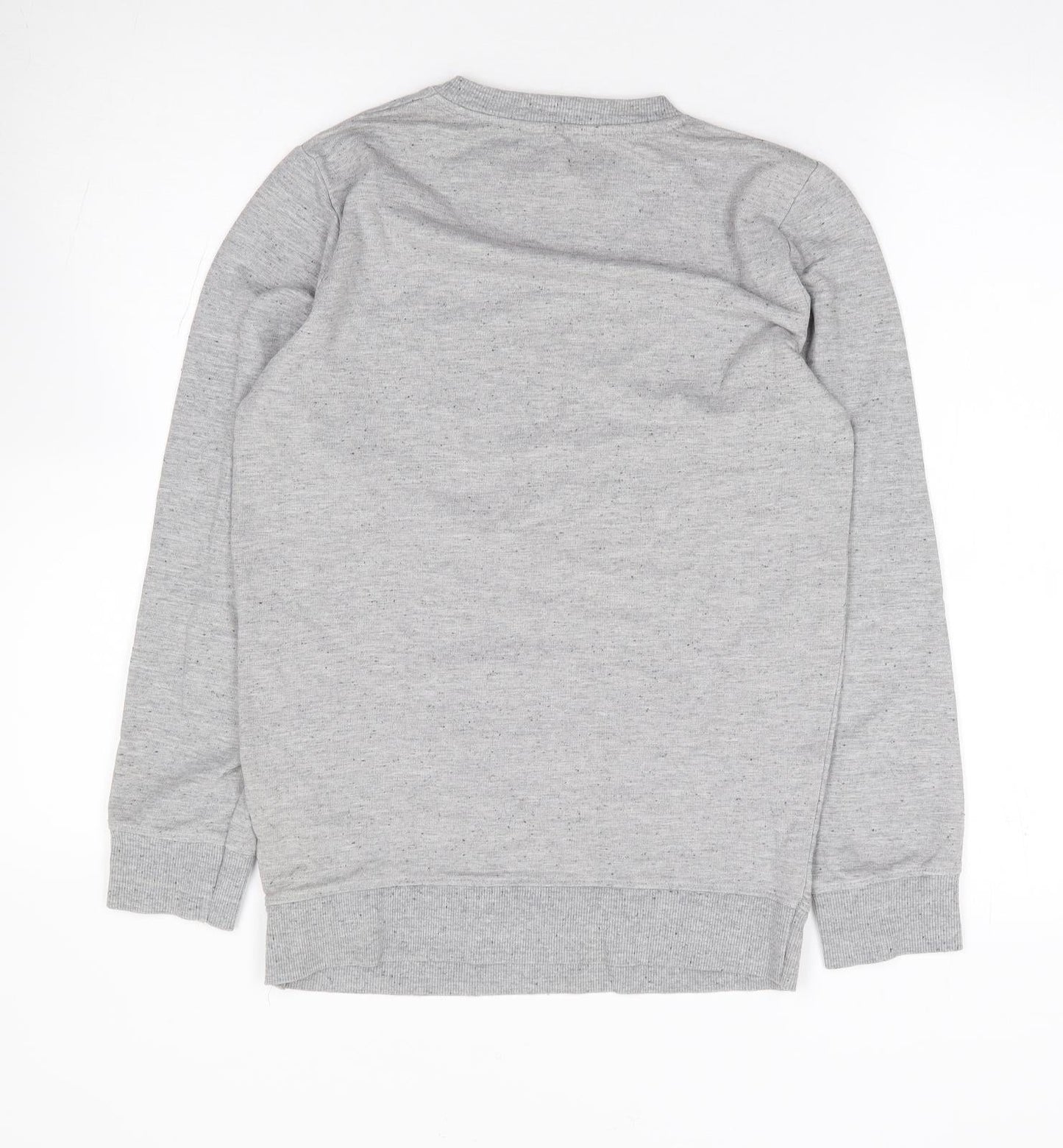 Preworn Mens Grey Polyester Pullover Sweatshirt Size S
