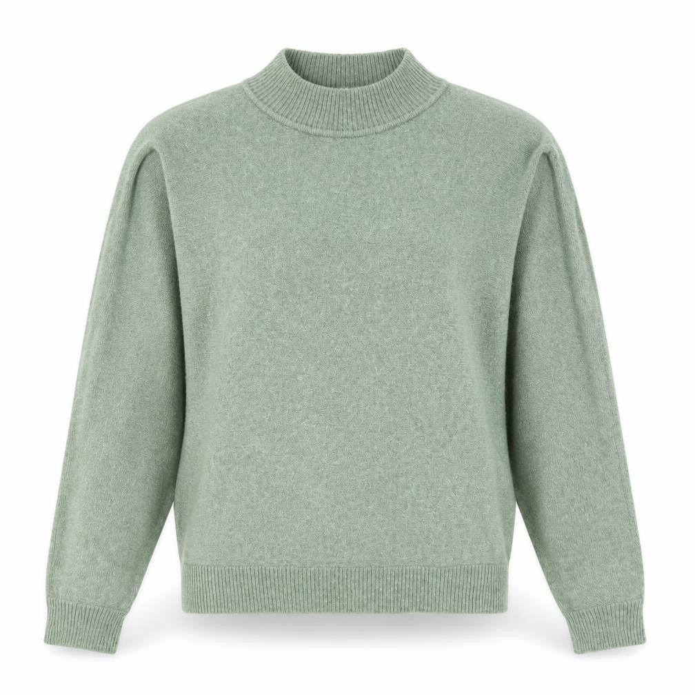 Primark Womens Green High Neck Acrylic Pullover Jumper Size S