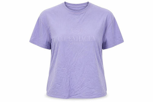 Primark Womens Purple 100% Cotton Tunic T-Shirt Size S Crew Neck