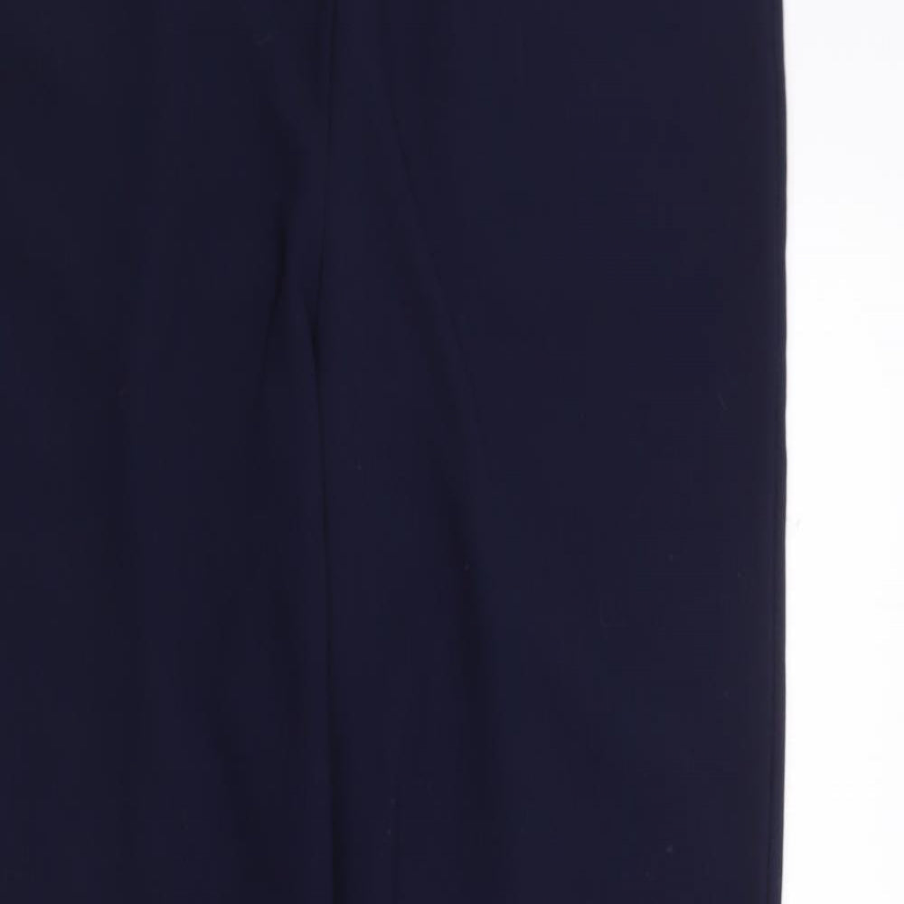 Originals Womens Blue Polyester Trousers Size 14 L30 in Regular