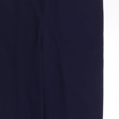 Originals Womens Blue Polyester Trousers Size 14 L30 in Regular