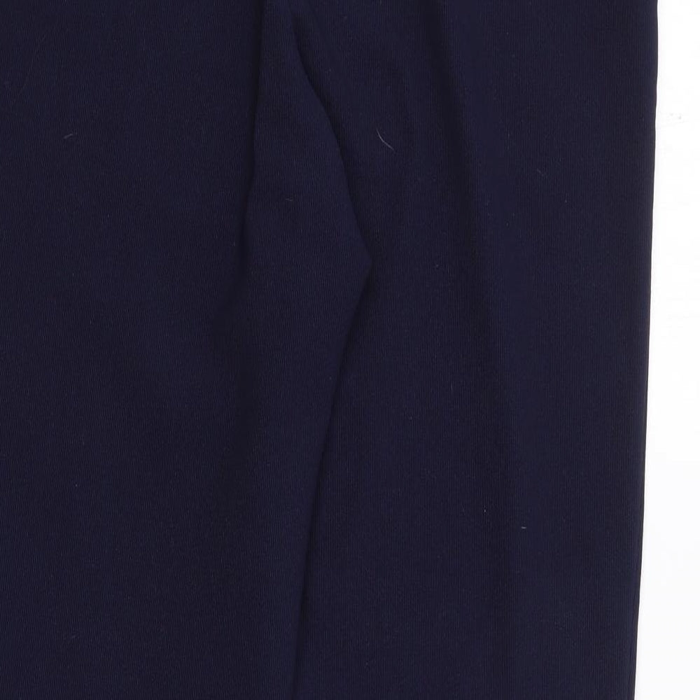 Originals Womens Blue Polyester Trousers Size 14 L30 in Regular