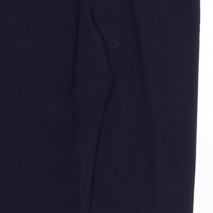 Originals Womens Blue Polyester Trousers Size 14 L30 in Regular