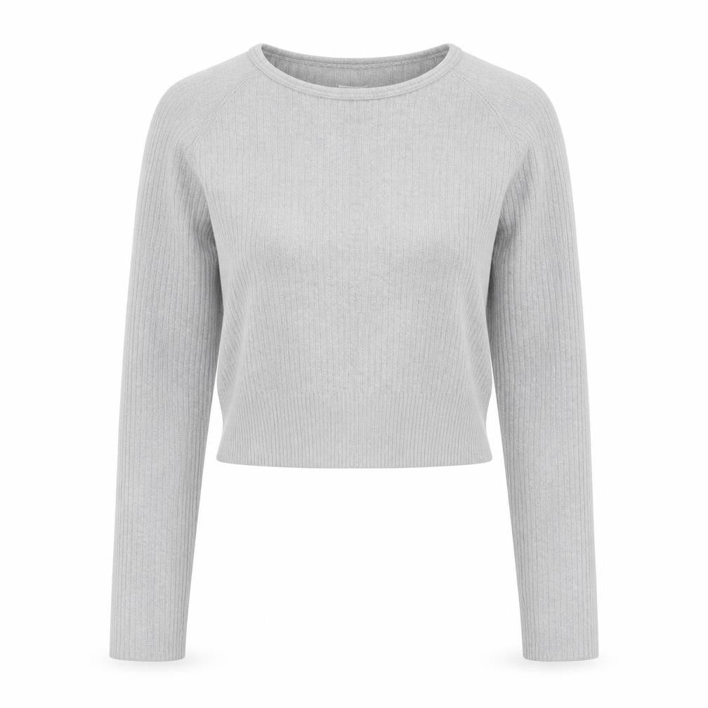 Preworn Womens Grey Polyamide Basic T-Shirt Size M Round Neck Pullover