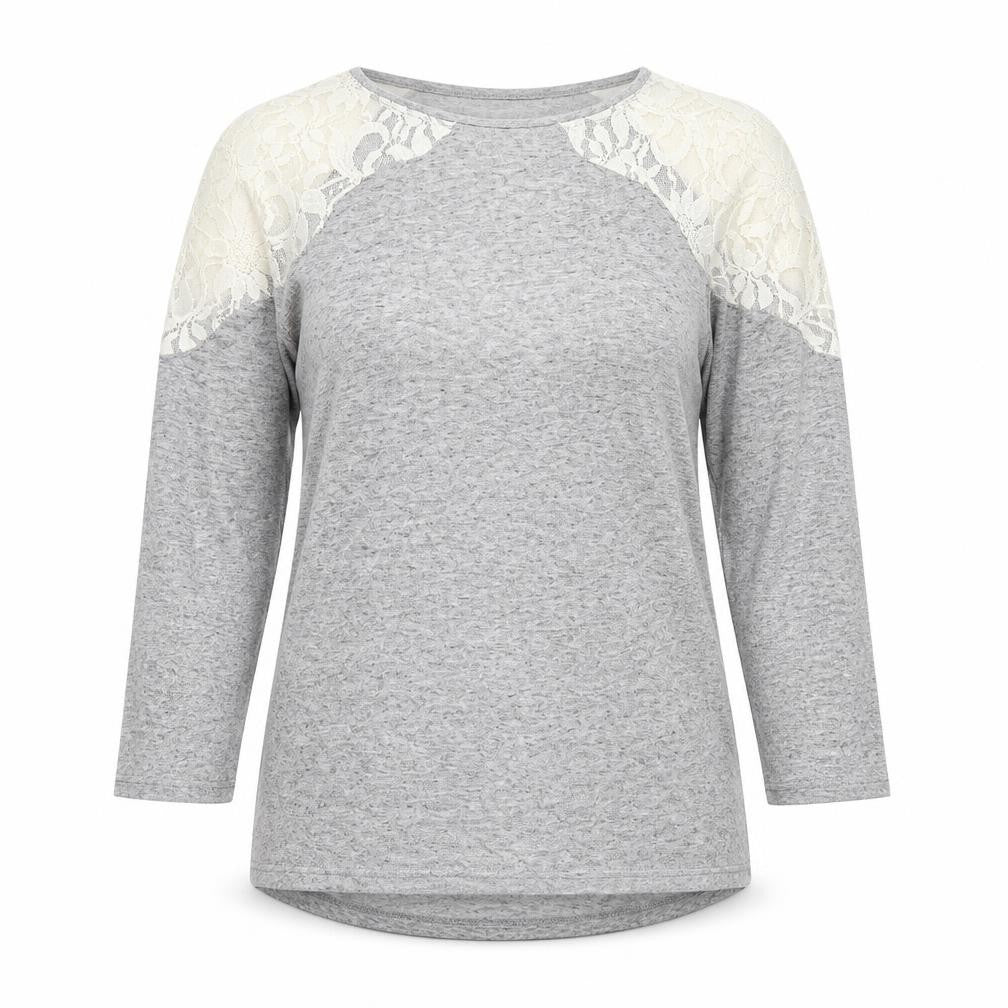 F&F Womens Grey Round Neck Polyester Pullover Jumper Size S