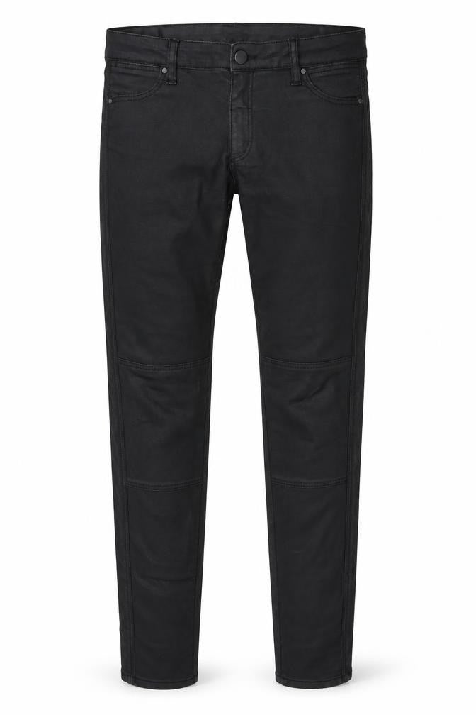 Preworn Womens Black Polyester Trousers Size 32 in L31 in Regular