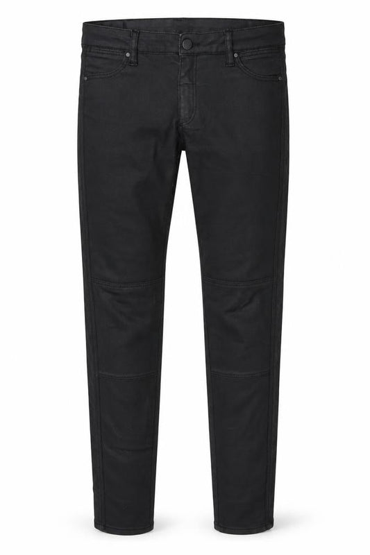 Preworn Womens Black Polyester Trousers Size 32 in L31 in Regular