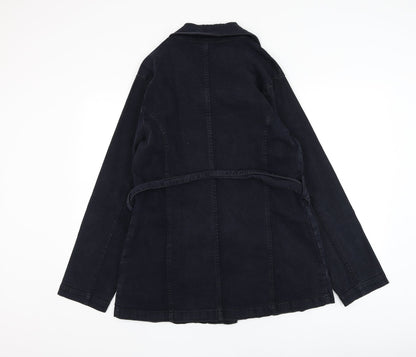 Marks & Spencer Womens Blue Jacket Size M Button