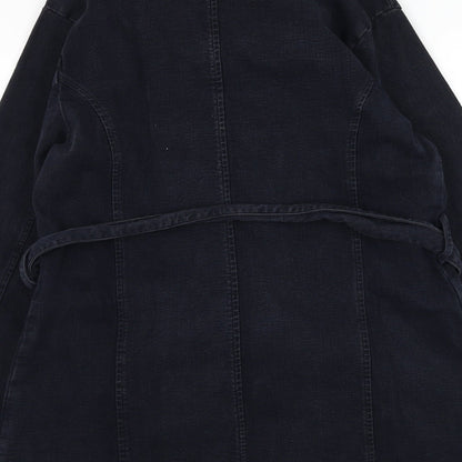 Marks & Spencer Womens Blue Jacket Size M Button