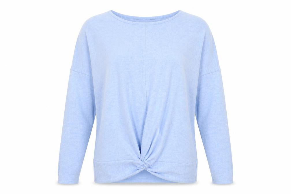 Dorothy Perkins Womens Blue Round Neck Polyester Pullover Jumper Size S