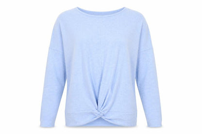 Dorothy Perkins Womens Blue Round Neck Polyester Pullover Jumper Size S