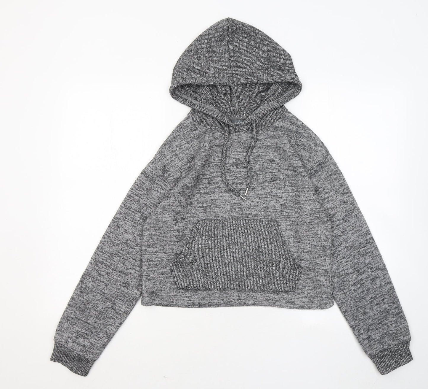 Primark Womens Grey Polyester Pullover Hoodie Size 6