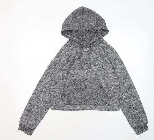 Primark Womens Grey Polyester Pullover Hoodie Size 6