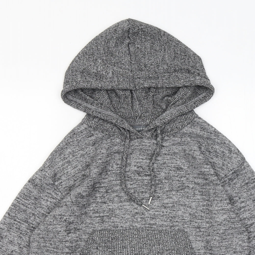 Primark Womens Grey Polyester Pullover Hoodie Size 6
