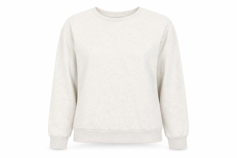 Atmosphere Womens Beige Round Neck Polyester Pullover Jumper Size 10
