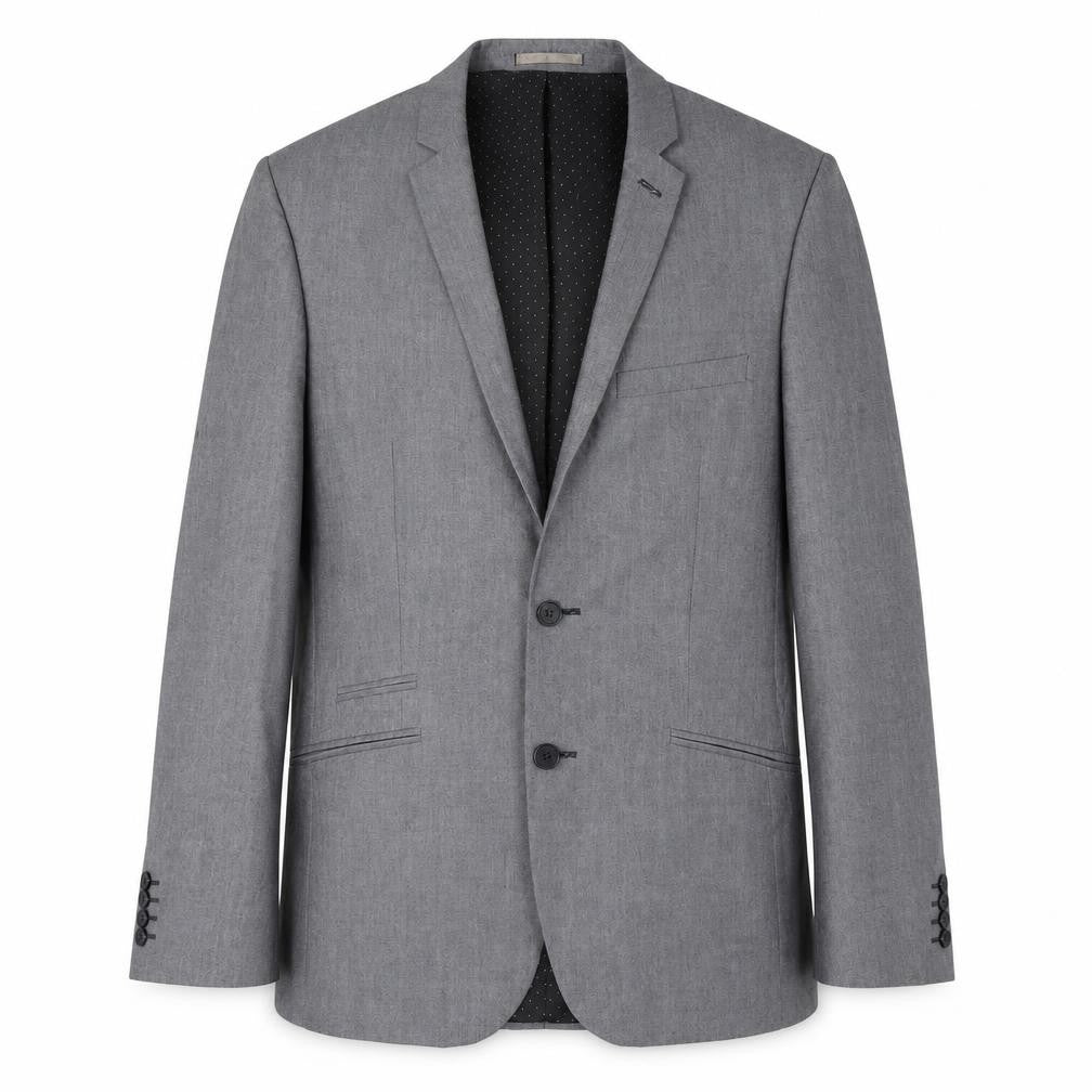 limehaus Mens Grey Polyester Jacket Suit Size 38