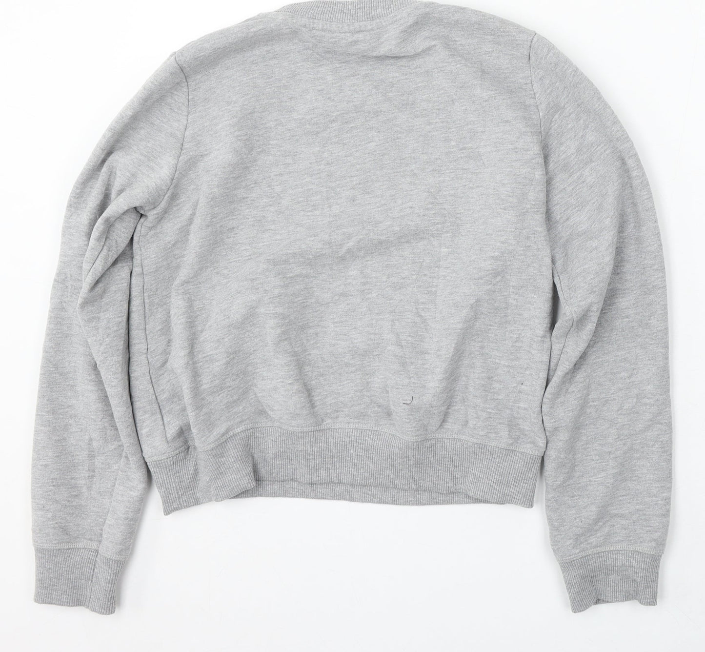 Accessorize Womens Grey Polyester Pullover Sweatshirt Size XS
