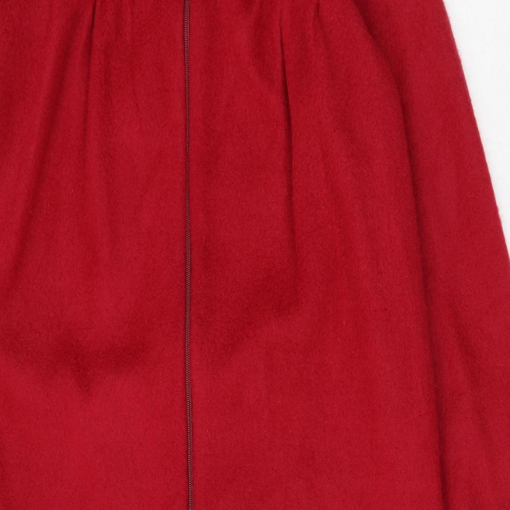 Afibel Womens Red Jacket Size 14 Zip