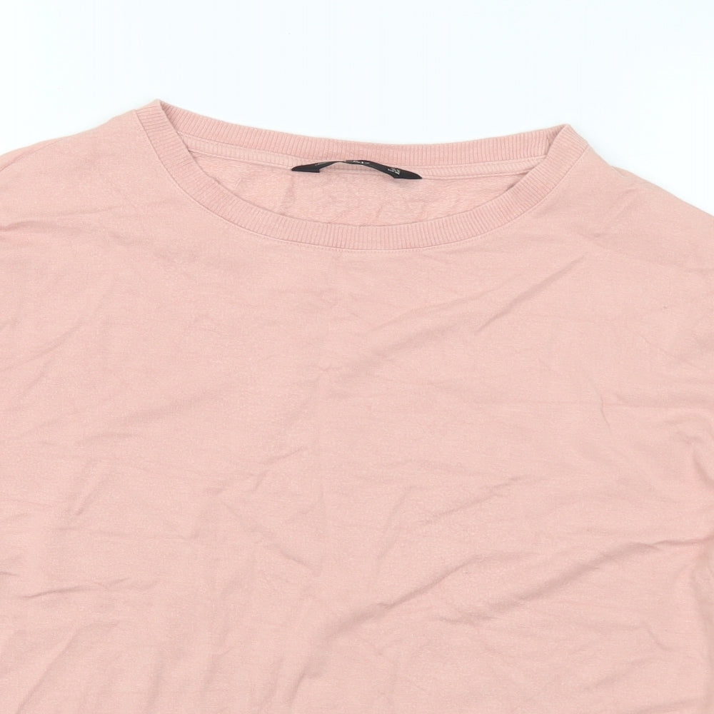 F&F Womens Pink Viscose Pullover Sweatshirt Size 10