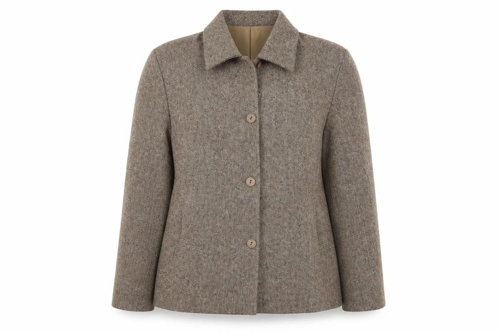 Slimma Womens Beige Jacket Coat Size 16