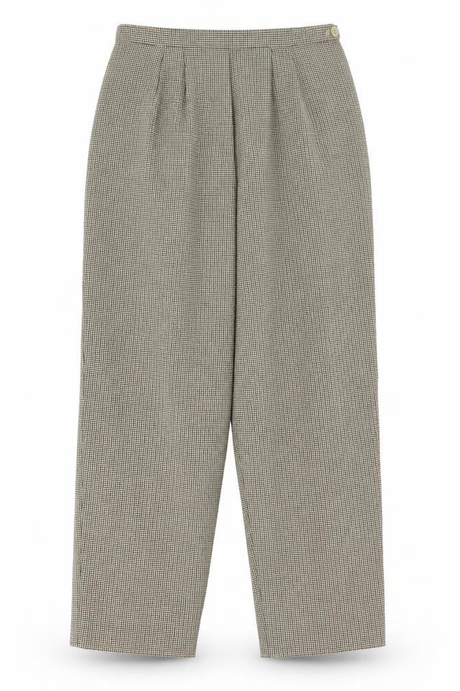 Sky Design Womens Multicoloured Houndstooth Polyester Trousers Size 14 L27 in Regular