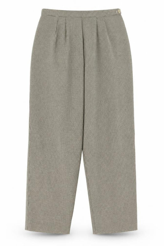 Sky Design Womens Multicoloured Houndstooth Polyester Trousers Size 14 L27 in Regular