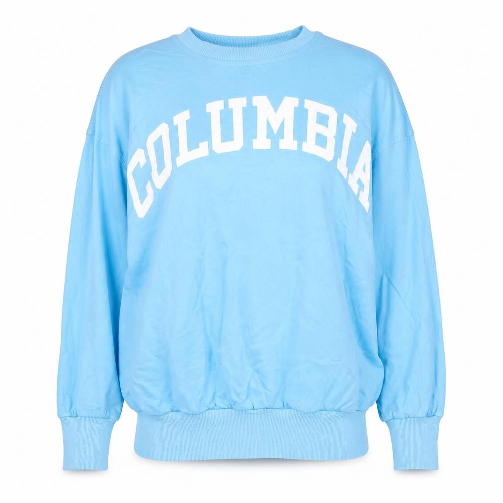 Crep Womens Blue 100% Cotton Pullover Sweatshirt Size S Pullover