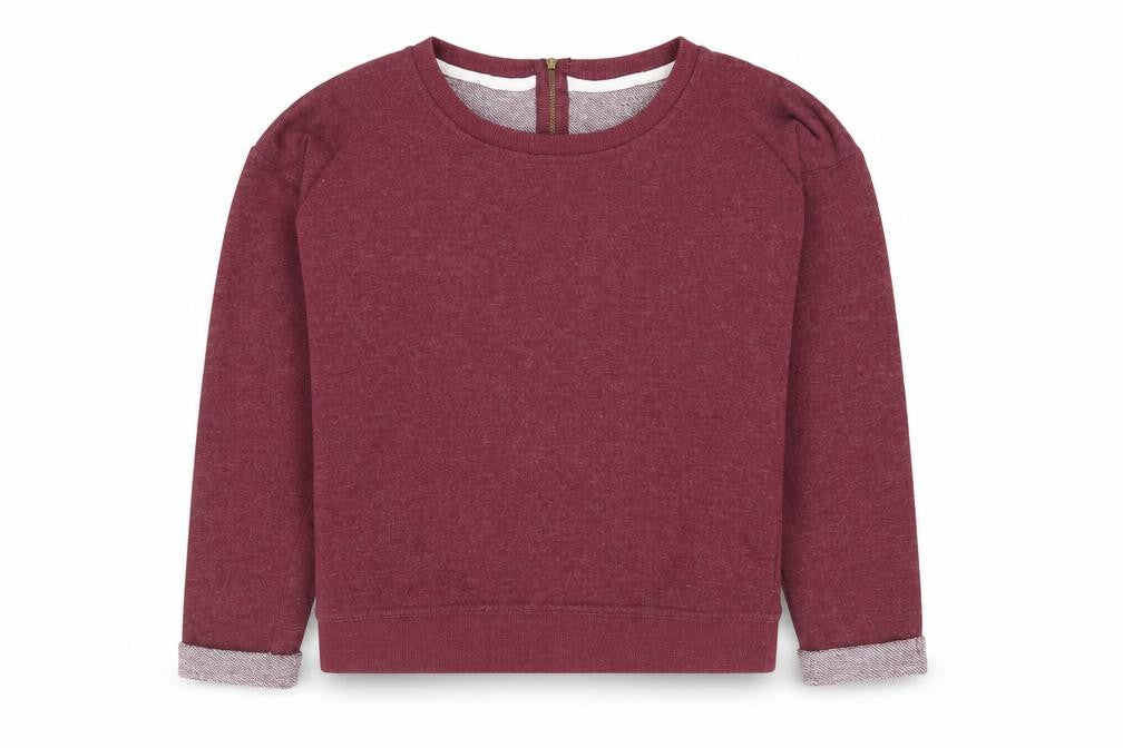 Primark Womens Red Polyester Pullover Sweatshirt Size 8 Pullover