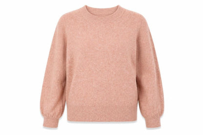 Forever New Womens Pink Round Neck Acrylic Pullover Jumper Size M