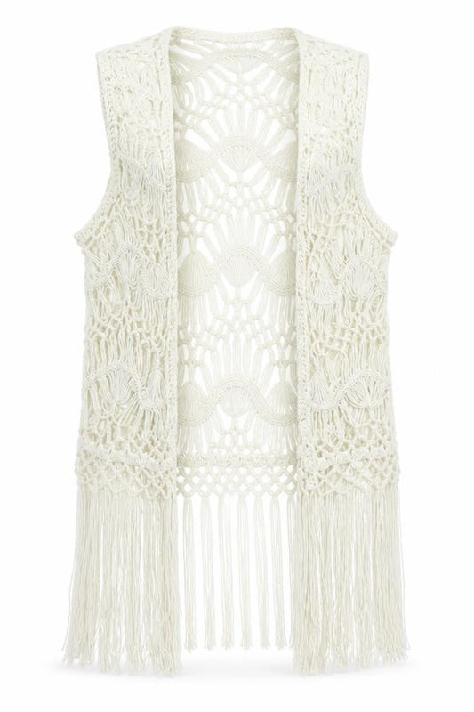 F&F Womens White V-Neck Acrylic Cardigan Jumper Size S
