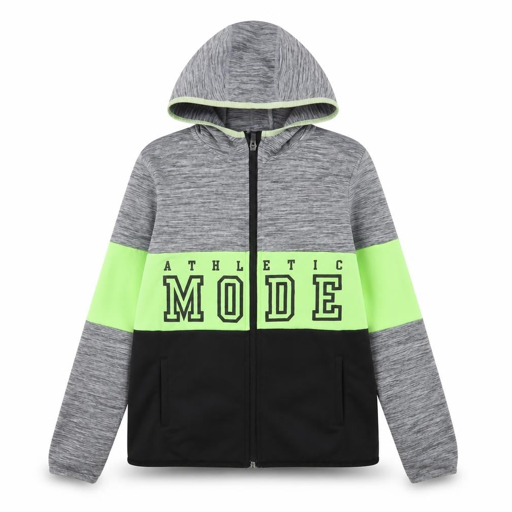 H&M Girls Grey Polyester Full Zip Hoodie Size 10-11 Years Zip