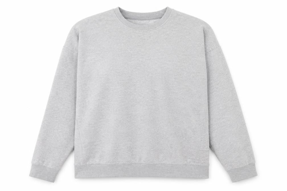 New Look Womens Grey Cotton Pullover Sweatshirt Size S Pullover
