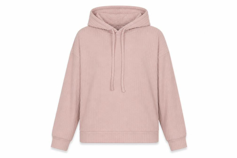 New Look Womens Pink Polyester Pullover Hoodie Size M Pullover