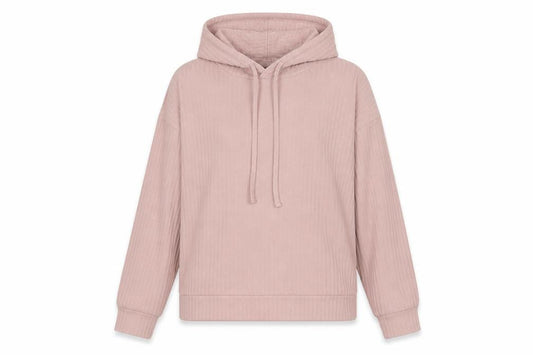 New Look Womens Pink Polyester Pullover Hoodie Size M Pullover