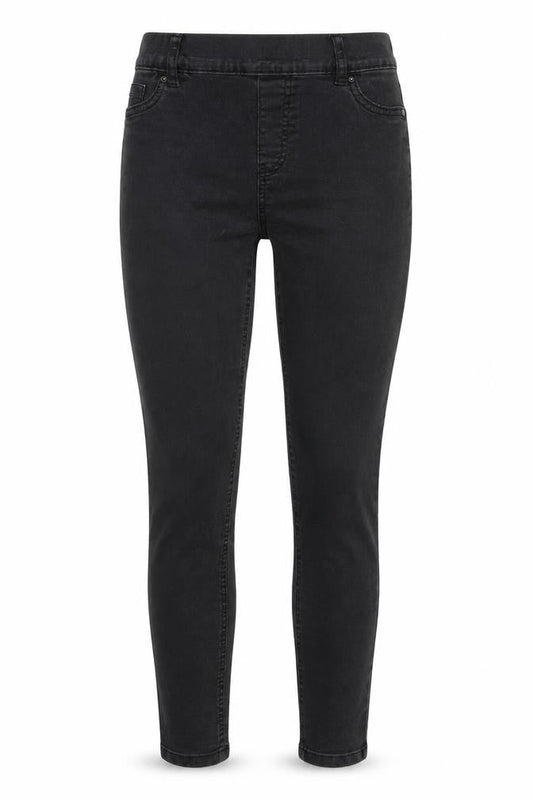 F&F Womens Grey Cotton Jegging Jeans Size 10 L27 in Regular