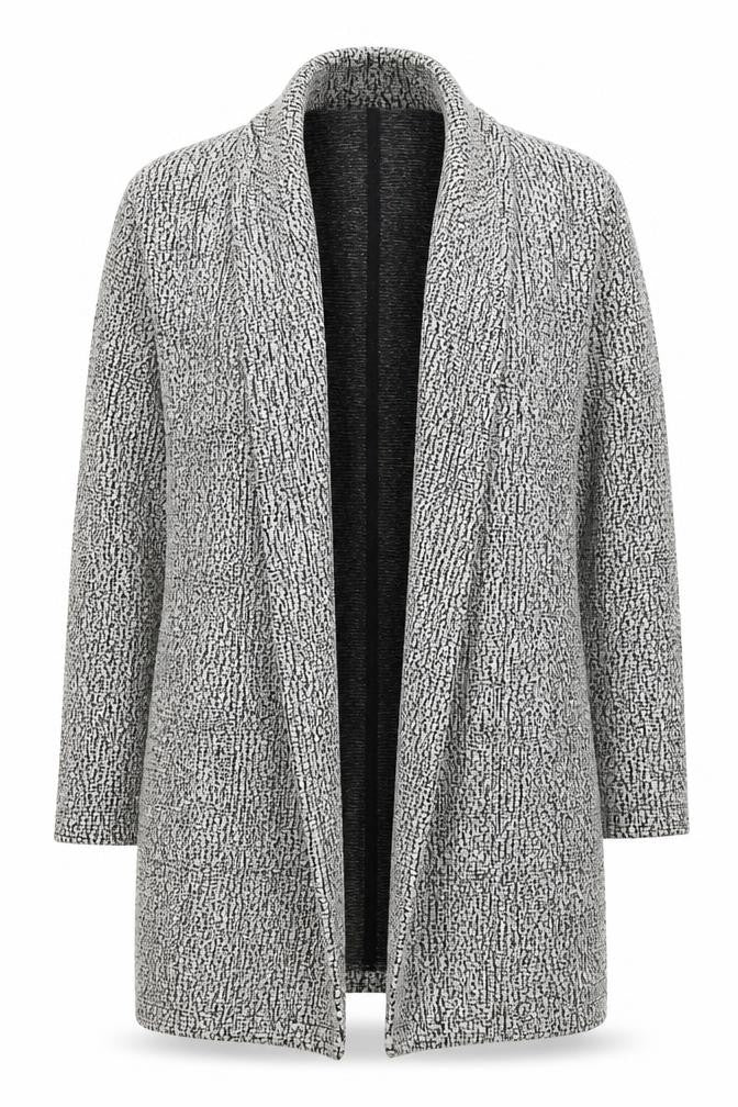 Miss Selfridge Womens White Geometric Jacket Size 8 - Black and White