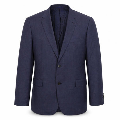 Barkers Mens Blue Polyester Jacket Suit Jacket Size 40