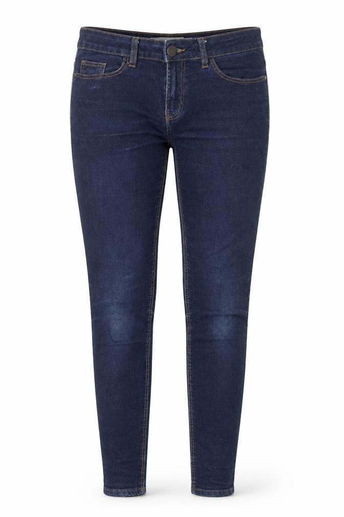 George Womens Blue Cotton Skinny Jeans Size 10 L27 in Regular