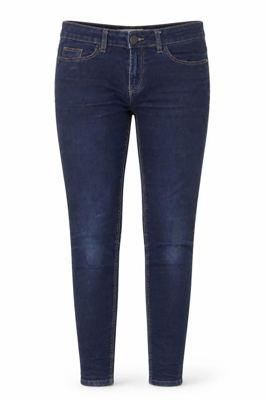 George Womens Blue Cotton Skinny Jeans Size 10 L27 in Regular