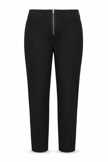 VILA Womens Black Cotton Jegging Trousers Size L L27 in Regular