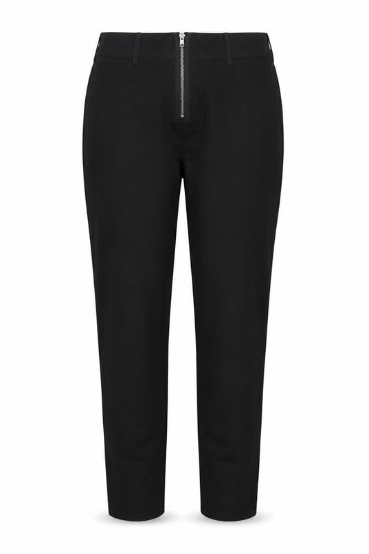VILA Womens Black Cotton Jegging Trousers Size L L27 in Regular