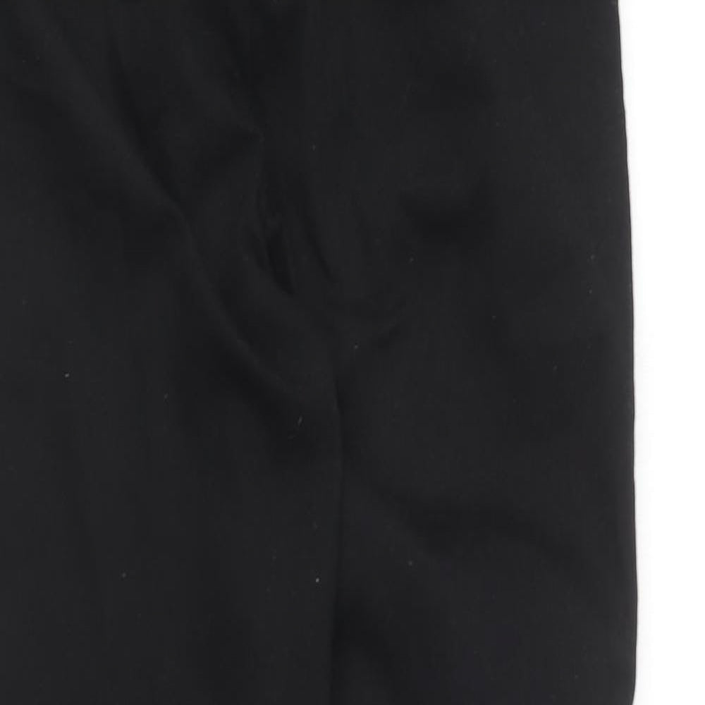 VILA Womens Black Cotton Jegging Trousers Size L L27 in Regular