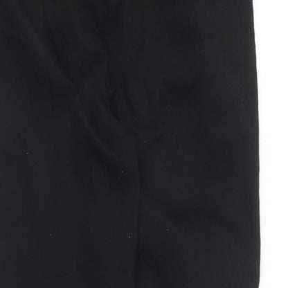 VILA Womens Black Cotton Jegging Trousers Size L L27 in Regular